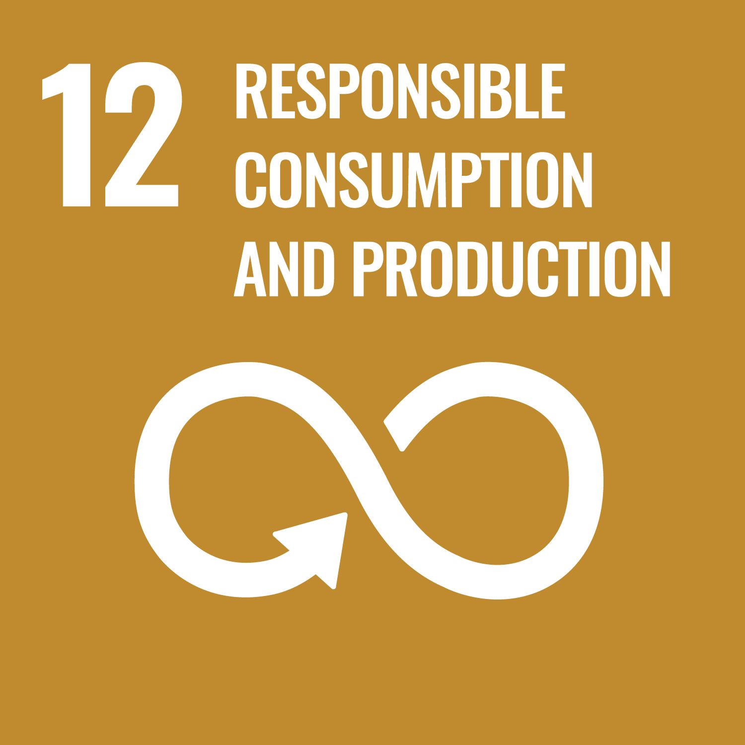 logo : SDGs 12 Responsible consumption, production