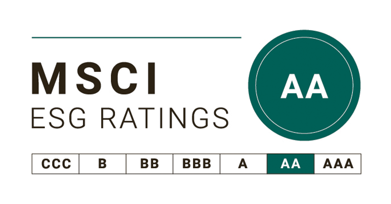 logo : MSCI ESG RATINGS AA