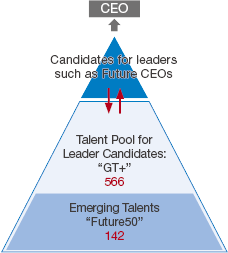 figure : Selection and development of management leader candidates from around the world