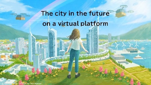 [image]The city in the future on a virtual platform(image)