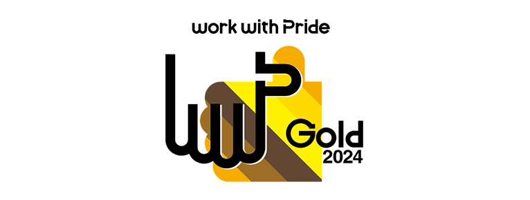 logo : Gold in 2024 Pride Index